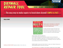 Tablet Screenshot of drywallrepairtool.com